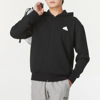 adidas阿迪达斯男装夹克外套新款运动服休闲上衣JI6324 ZP JI6324/黑色 L