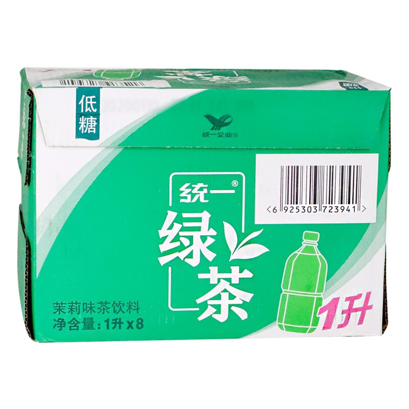 统一 绿茶1L 1*8瓶/箱 10箱起订