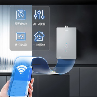 海尔(Haier)燃气热水器天然气16升家用即热强排式水伺服恒温四段精控微火9级抗风五重抑菌APP智控 HP6