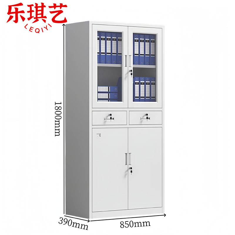 乐琪艺 文件柜中二斗 850*390*1800mm 台高清大图
