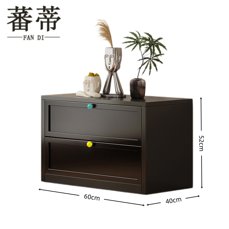 蕃蒂 储物柜 黑色60*40*52cm 台