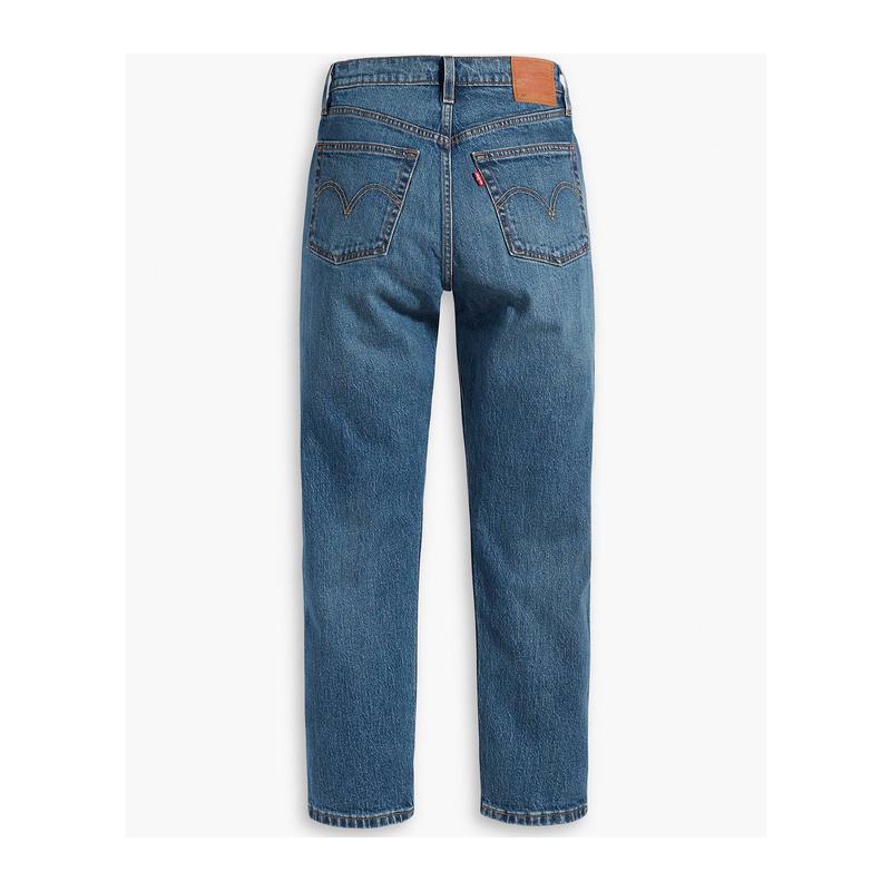 Levi’s美国代购李维斯牛仔裤女式新款直筒蓝色休闲长裤