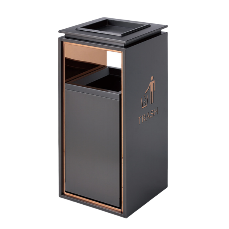 鑫龙都立式垃圾桶29cm个高清大图