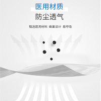 一次性口罩医用口罩三层防尘透气防病菌成人男女薄款夏天夏季非外科 成人口罩蓝色【100只】