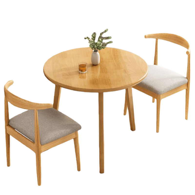 鑫木樽休闲桌木质套高清大图