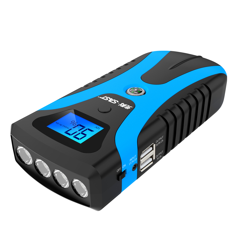 先科(SAST) ST02 汽车应急启动电源 车载充电宝启动器12v备用电瓶点火搭电救援 蓝色 屏显智能版