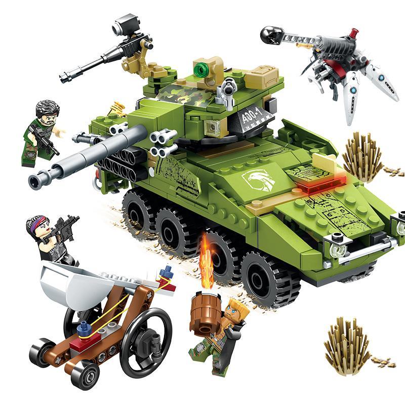 兼容乐高玩具军事模型黑金计划男孩6-12周岁 11700特种部队渗透作战