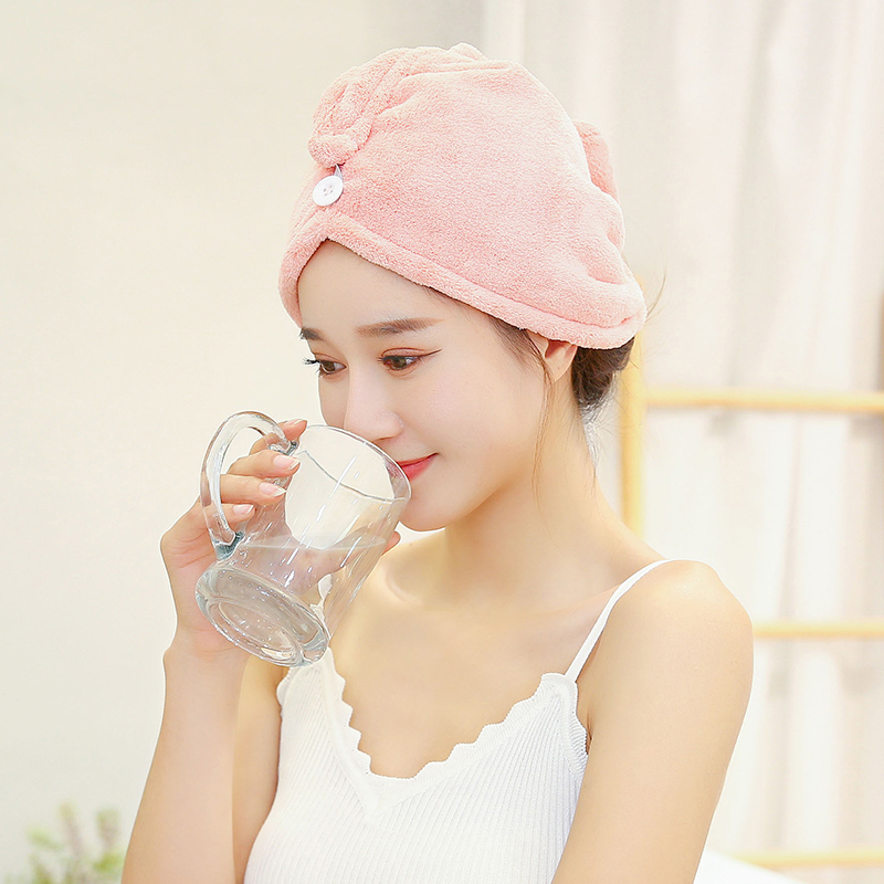 干发帽女吸水速干长发干发巾浴帽日本可爱通用包干发帽