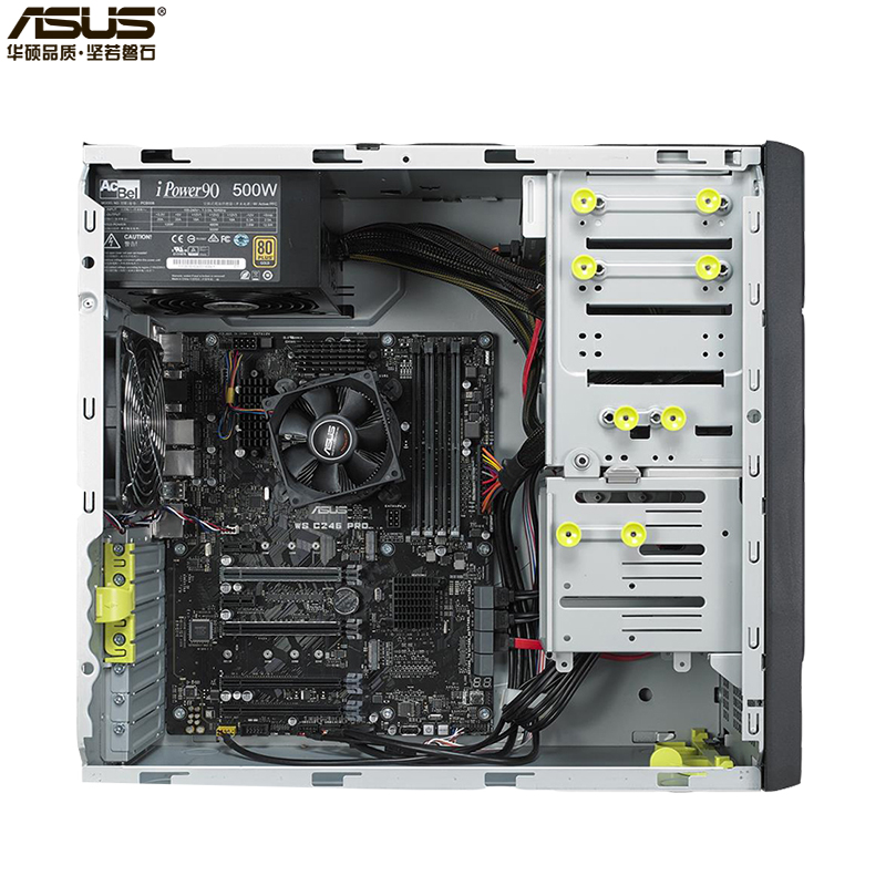 华硕(ASUS)台式主机RS520-E9-RS8（Xeon 4210 2*16G 960G+4T 集显）参数配置_规格_性能_功能-苏宁易购