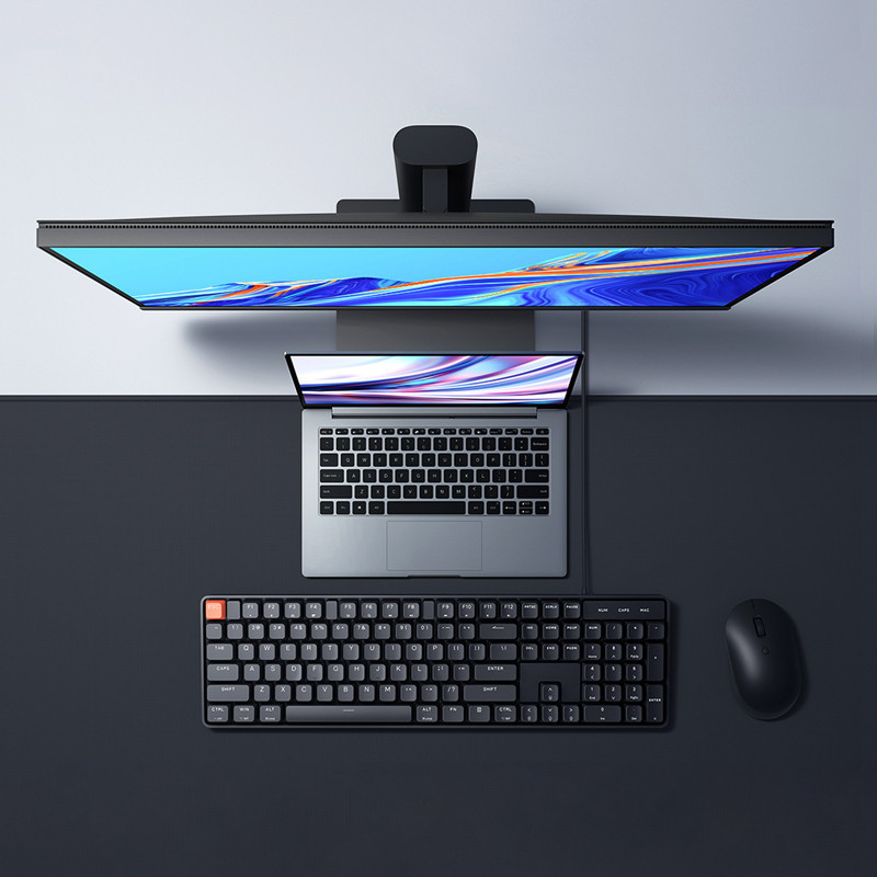 小米xiaomi有线机械键盘青轴台式电脑笔记本电脑办公游戏外接机械键盘