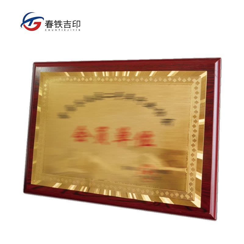 春铁吉印 奖牌 350*500mm 块图片