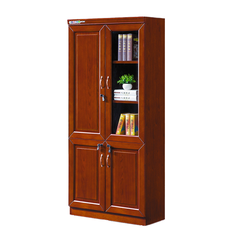 臻远ZY051422木质文件柜油漆贴木皮资料柜书柜 二门