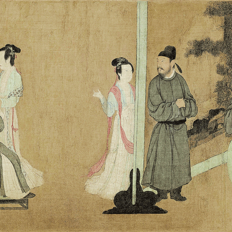 [醉染正版]中国画手卷临摹范本 五代·顾闳中·韩熙载夜宴图 国画临摹画册绘画书籍 五代中国工笔人物画高清大图