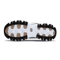 Skechers斯凯奇D’lites低帮鞋厚底中跟熊猫鞋 蛇纹拼接轻质新潮老爹鞋运动鞋女士11979