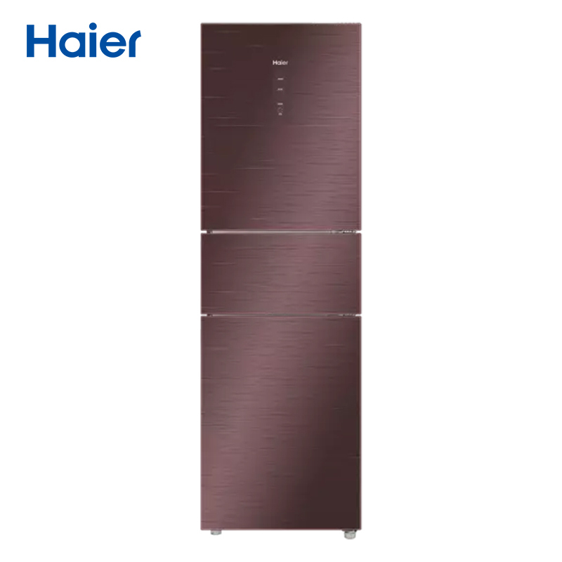 海尔(Haier)220升三门冰箱 彩晶风冷无霜 DEO净味 全温区变温 租房小冰箱 BCD-220WDGR
