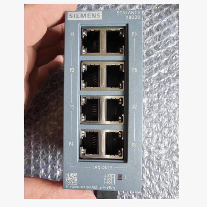 西门子(SIEMENS) 工业导轨交换机6GK5008-0BA10-1AB2高清大图