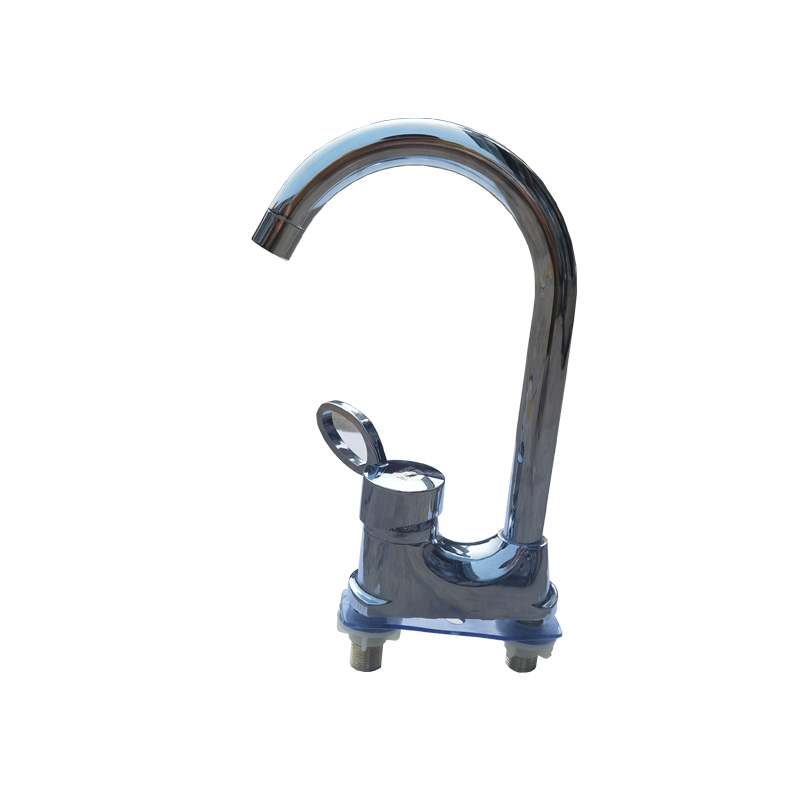 南方卫通 双孔冷热混合水龙头 全铜板凳二联酒杯水龙头 厨卫面盆冷热水龙头 4分NF-018 个高清大图