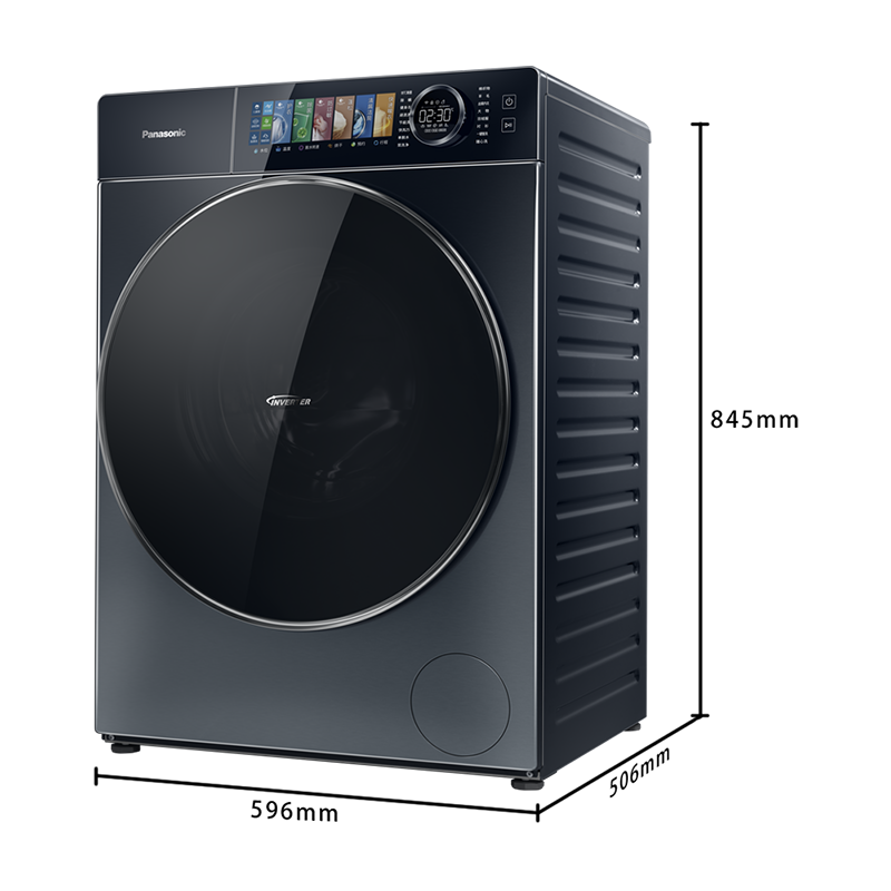 松下(Panasonic)XQG100-SA167 洗烘一体滚筒洗衣机高清大图
