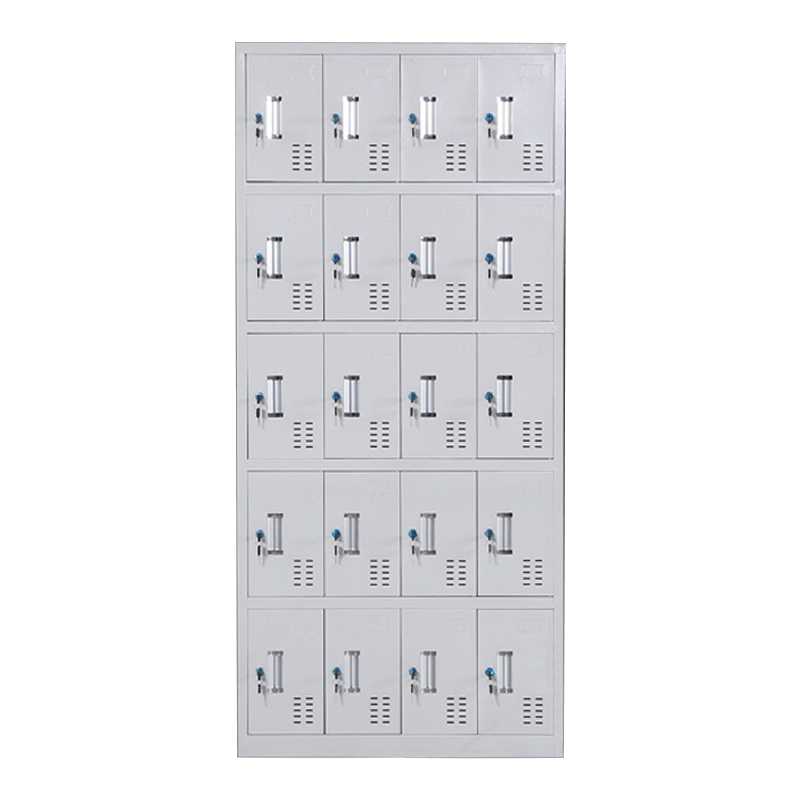 缑氏收纳柜财务档案柜资料柜加厚文件柜办公室带锁铁皮柜二十门更衣柜高清大图