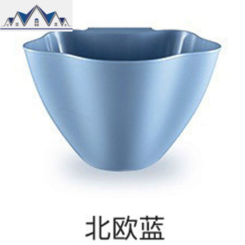 背挂式厨房垃圾桶创意花朵桌面收纳整理盒多功能分类垃圾收纳盒 三维工匠