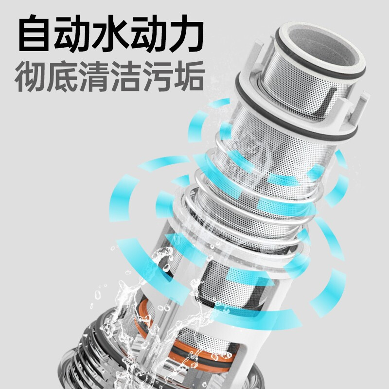 德国德克西DQ-3 前置过滤器家用 全屋自来水净水器 40微米反冲洗(含安装)