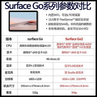 微软（Microsoft）全新 Surface Go 2二合一平板电脑笔记本10.5英寸轻薄便携办公 M3 8G内存 128G存储 配备冰晶蓝Alcantara键盘带LTE版