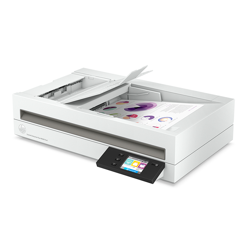 惠普(hp) ScanJet Pro N6600 fnw1 平板馈纸式扫描仪 高速扫描仪