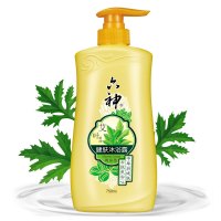 六神艾叶健肤沐浴露(清凉型)750ml两瓶装