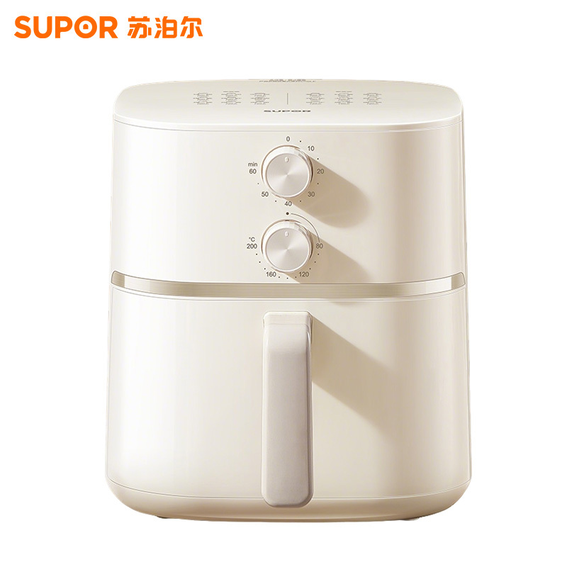 苏泊尔(SUPOR)空气炸锅 家用大容量6L易用旋钮 多功能低脂 蒸汽嫩炸 KJ60D813高清大图
