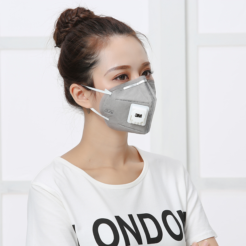 3M 25只/盒 KN90 无呼吸阀 自吸过滤式防颗粒物呼吸器随弃式 口罩 9041V (盒)