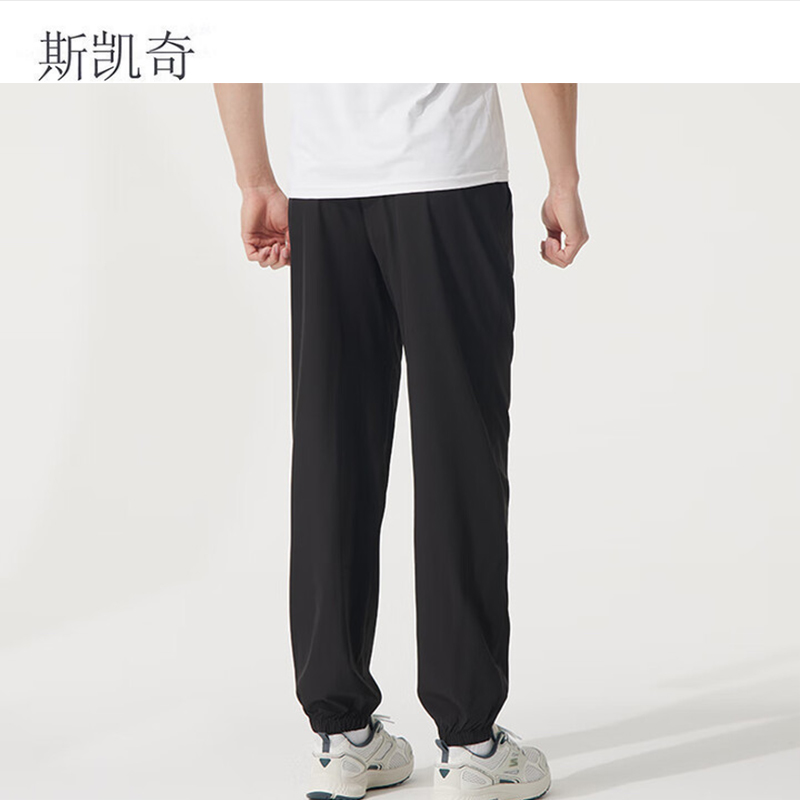 斯凯奇 男运动跑步健身裤 P225M281-03K8XL 条高清大图