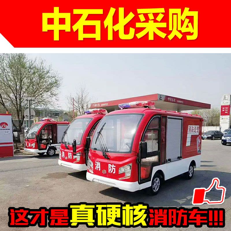 婉晨 电动大巴微型消防车四轮双排2座4座新能源社区应急救援灭火单排消防巡逻车小区景区园区物业消防站 支付定金详细咨询客服图片