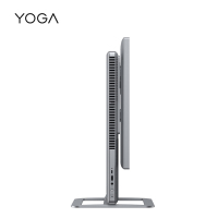 联想(Lenovo)YOGA 27一体机 高能对维台式一体机电脑 家用办公网课 商务学习电脑(R7-6800H 16G 1T SSD 4K高清 集显)银色