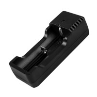 勤乐户外手电筒锂电池充电器4.2V强光手电筒座充18650 26650 DC5V过充保护USB接口led锂电池充电座