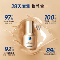 Mistine/蜜丝婷蓝盾粉底液干油皮遮瑕持久保湿控油定妆 色号 #NN120 自然偏黄