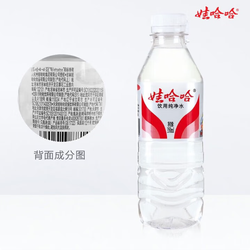 娃哈哈 矿泉水350mL*24瓶/箱高清大图