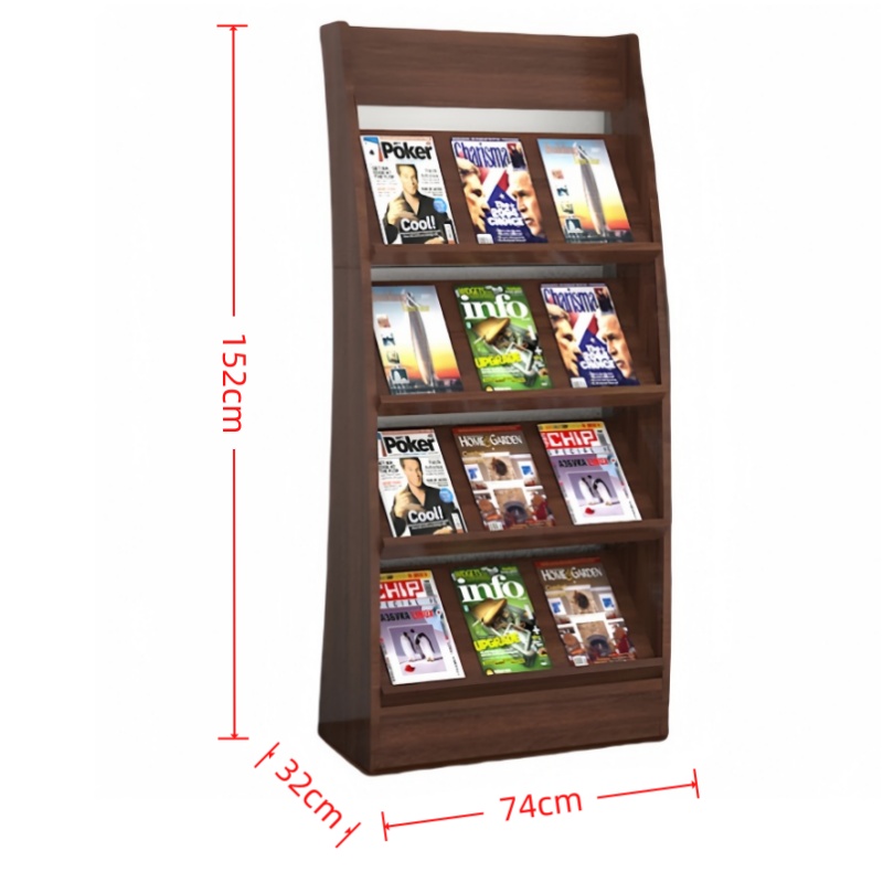 悦兴诚书报架74*32*152cm个高清大图