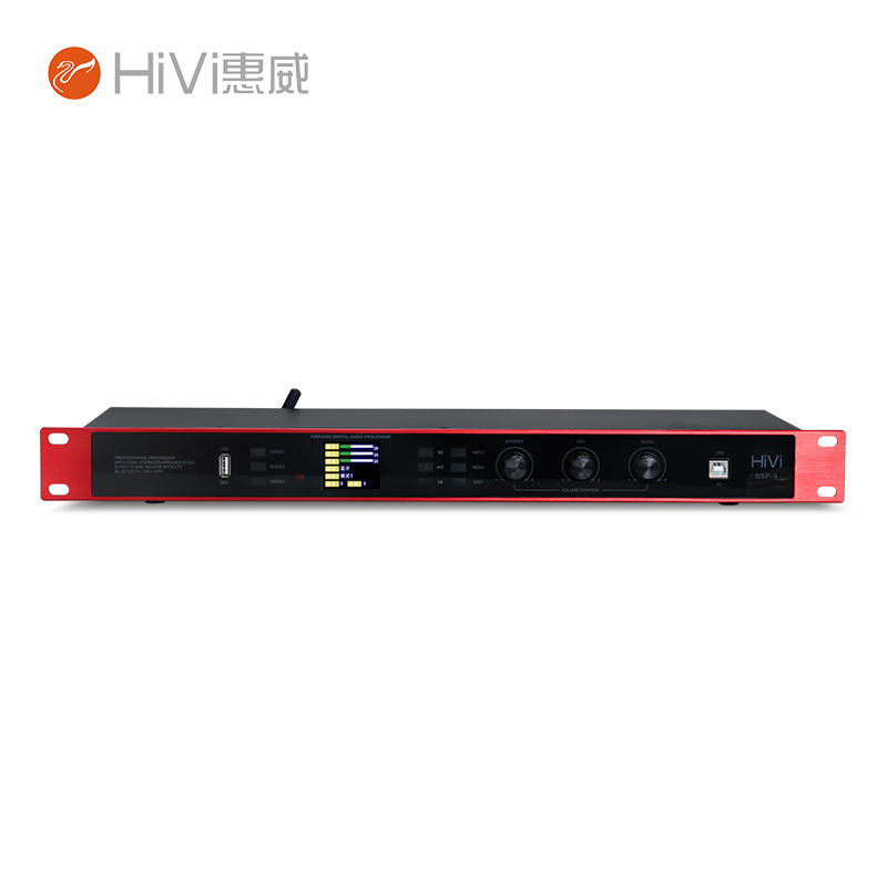 惠威(HIVI) DSP-9 卡拉OK效果器 防啸叫器工程音响专业音响金属材质专业功放伴侣2.0声道