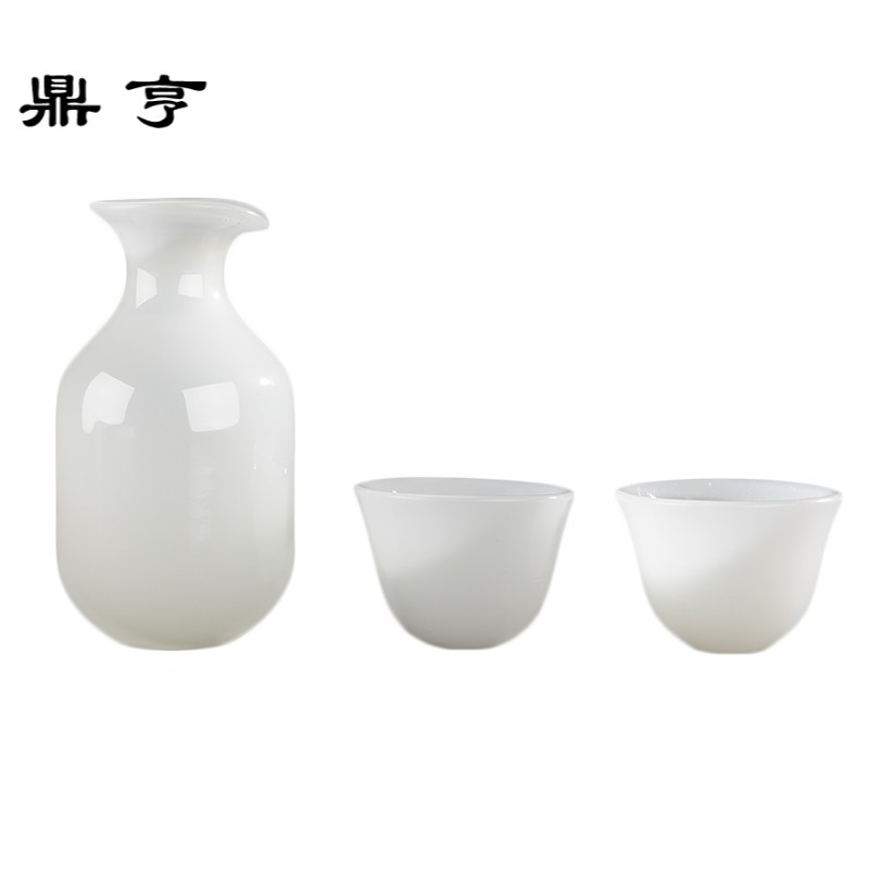 鼎亨琉璃玉仿玉分酒器小酒杯套装酒壶古典烈酒杯清酒中式酒具家用