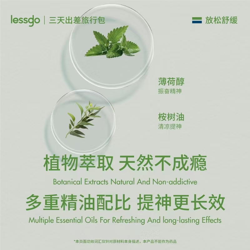 lessgo利事多笑脸鼻通清凉油学生开车犯困提神醒脑清醒鼻吸非泰国八仙筒