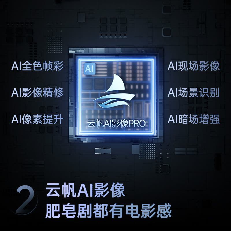 长虹电视 65D55H 65英寸144Hz高刷新 云帆AI影像 60W峰值功率音响 超高清4K平板电视政府补贴图片