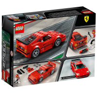 2019乐高赛车法拉利F40 Competizione75890男孩拼插积木玩具