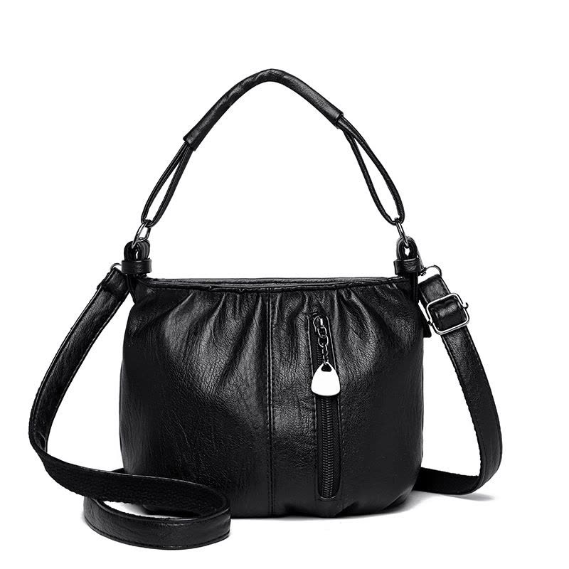 女士手提包2023新款都市简约女包时尚复古包单肩大容量斜挎包图片