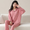 浪莎睡衣女春秋季纯棉长袖可外穿家居服开衫秋款月子孕妇休闲套装