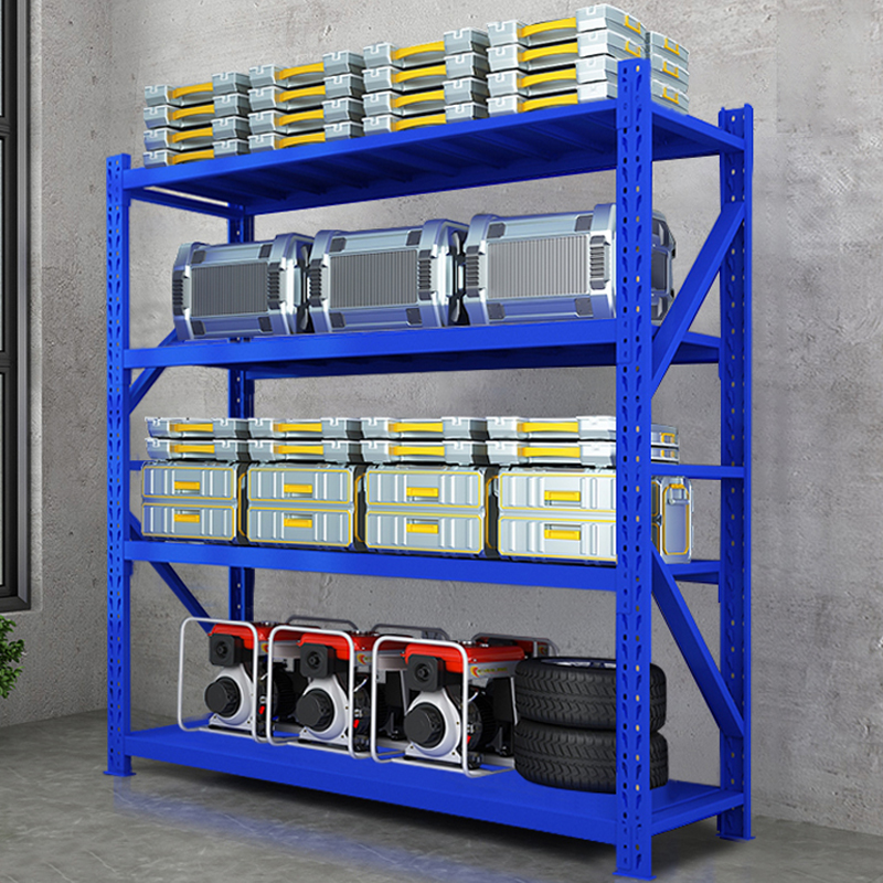 展示架仓库货物架重型置物架储物架承重100kg 800*500*2000 4层主架YC 货期5-10天高清大图