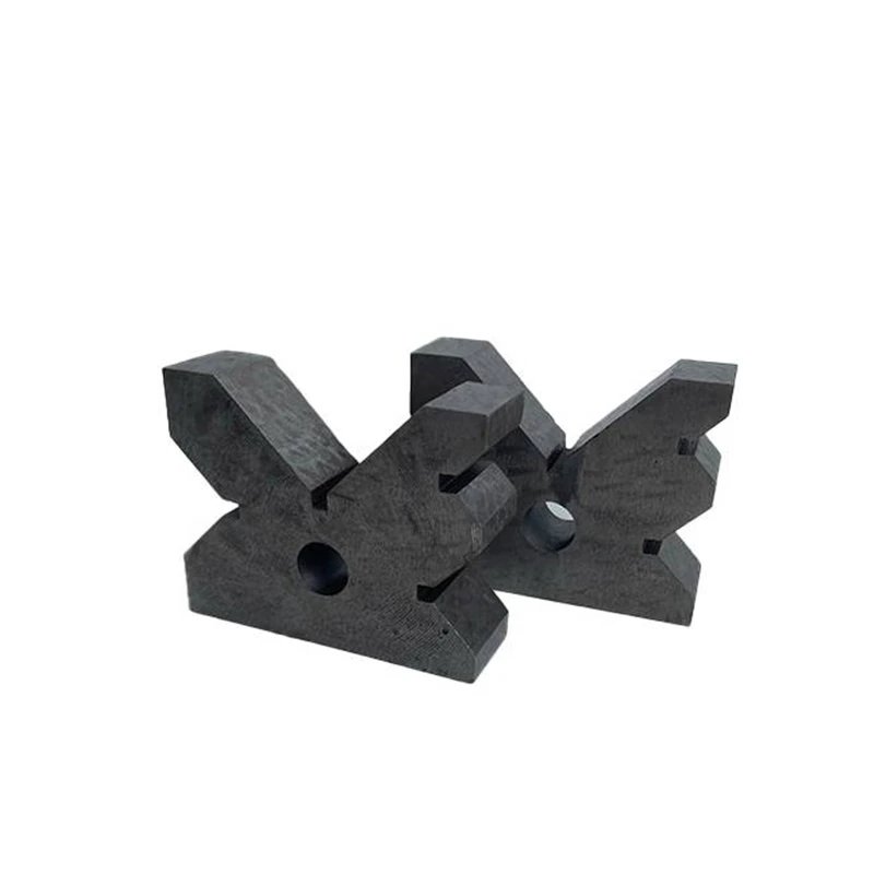 杉外山 90度钳工划线V型铁轴类检测V型块 多口铁100*80*30一对 单位:套高清大图