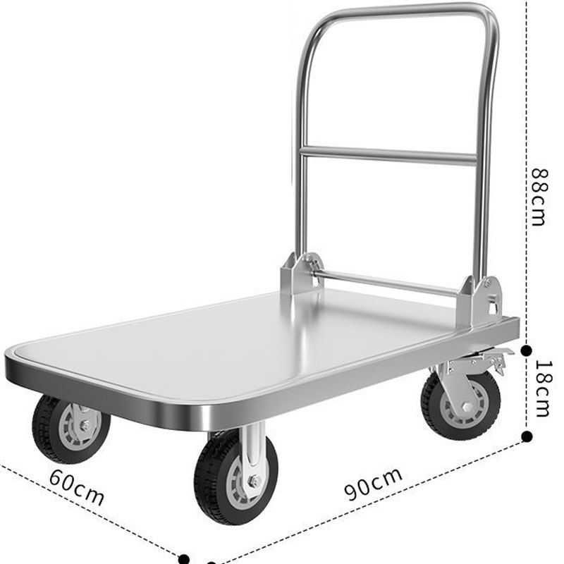 怡卓欧 不锈钢平板车90*60cm个