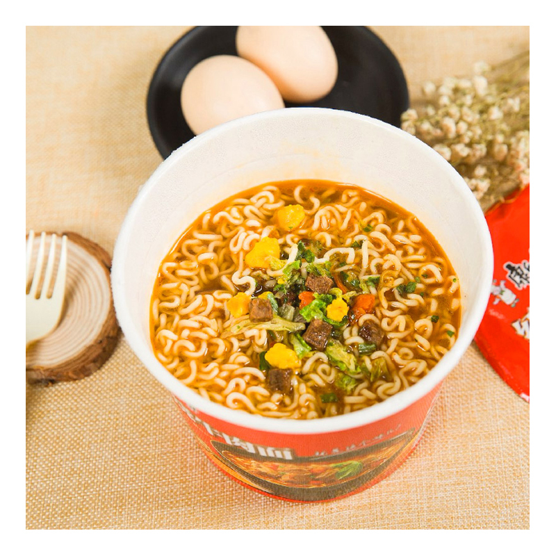 康师傅 红烧牛肉面 泡面整箱装休闲零食 单桶装
