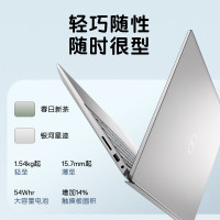 戴尔(DELL) 灵越14pro 5420 14英寸 轻薄本 笔记本电脑 娱乐游戏 12代i7-1260P 32G内存 1T固态 MX570 2G独显 银色 定制