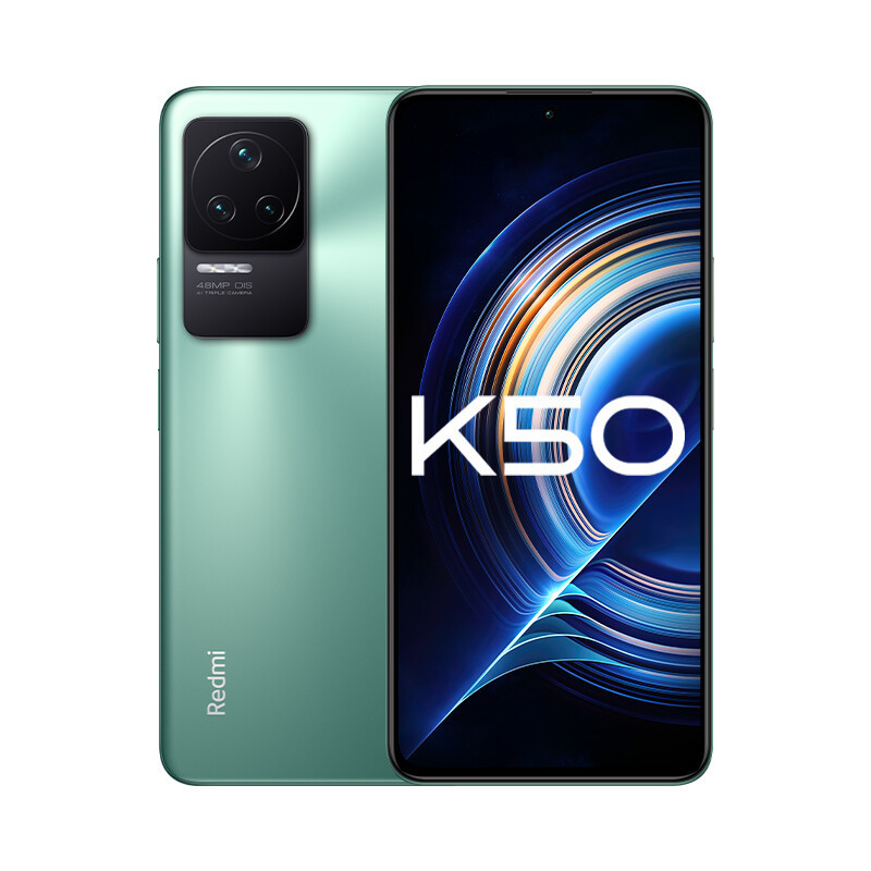 Redmi K50 幽芒色 8GB内存 256GB存储 天玑8100 2K柔性直屏 67W快充 5G智能手机